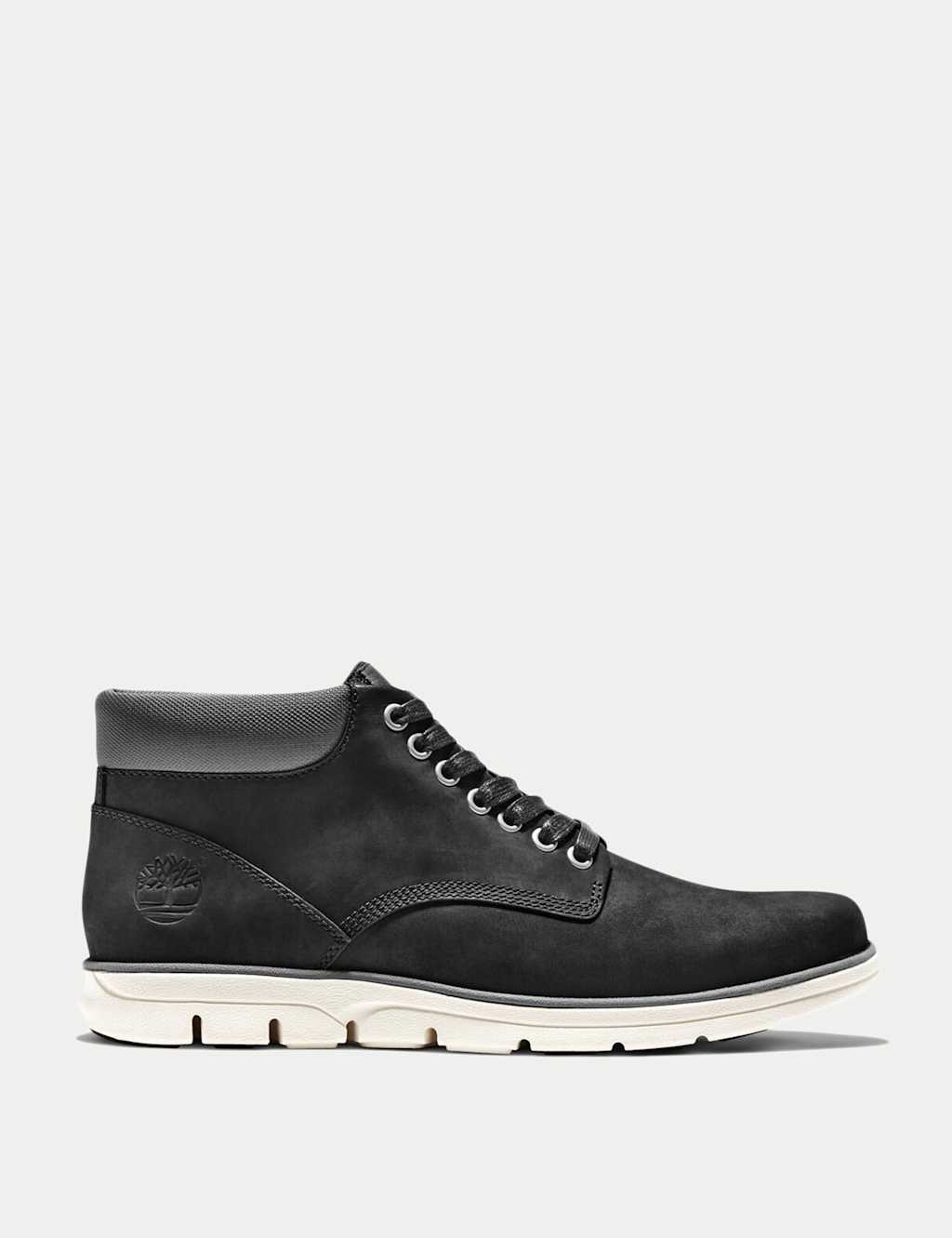 Timberland Brad Street Leather Casual Boots Black