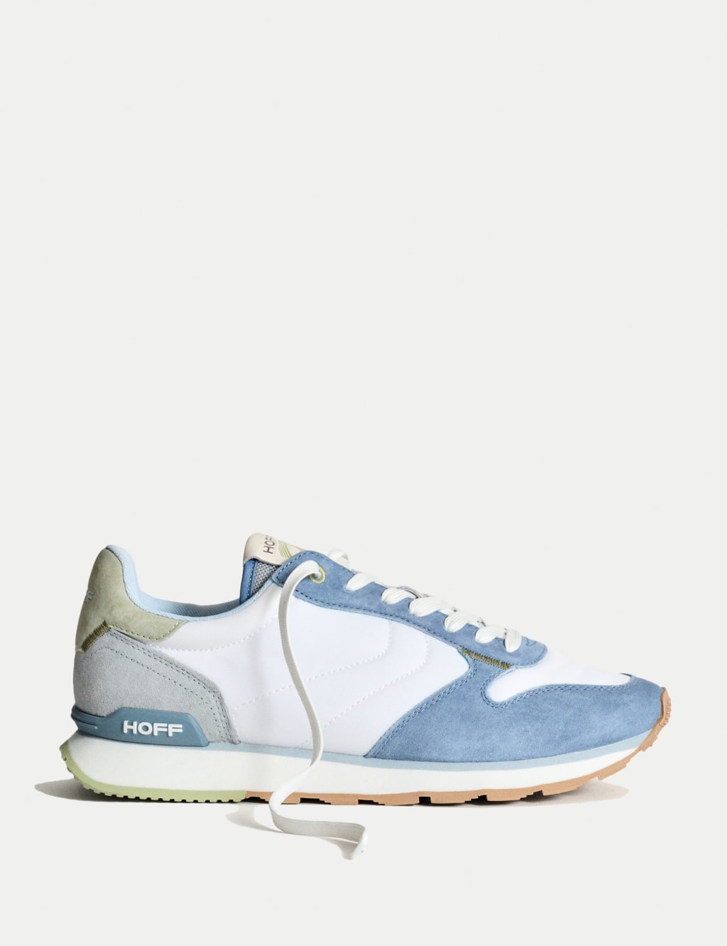 Leather Lace Up Trainers