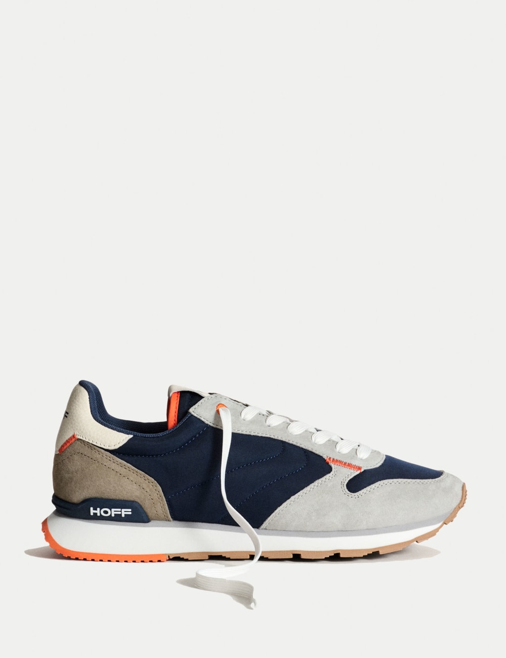 Leather Lace Up Trainers