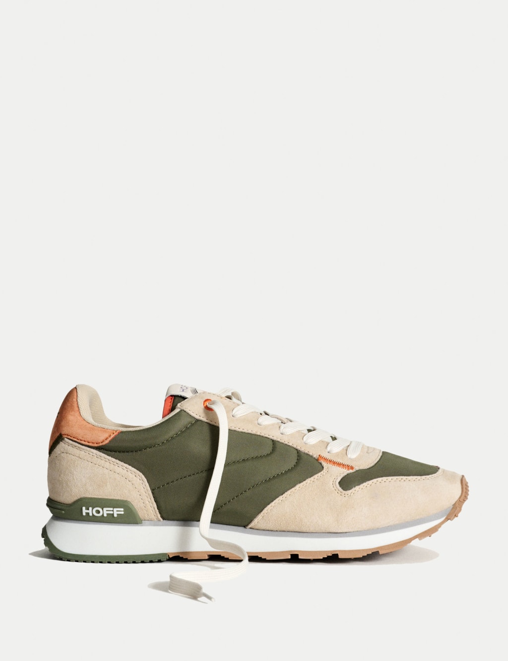 Leather Lace Up Trainers