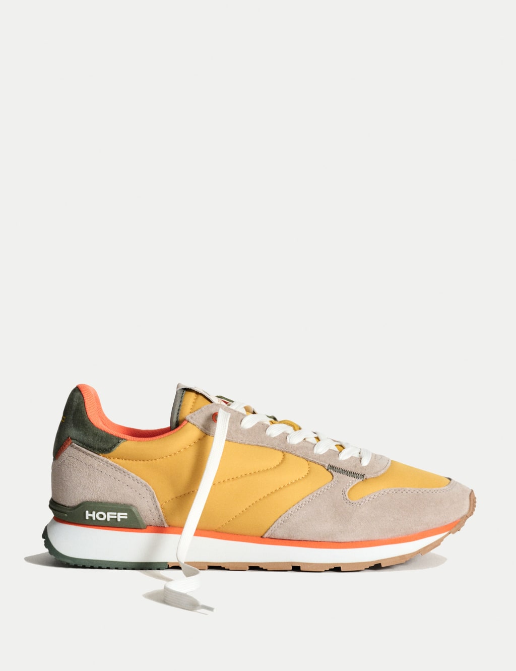 Leather Lace Up Trainers