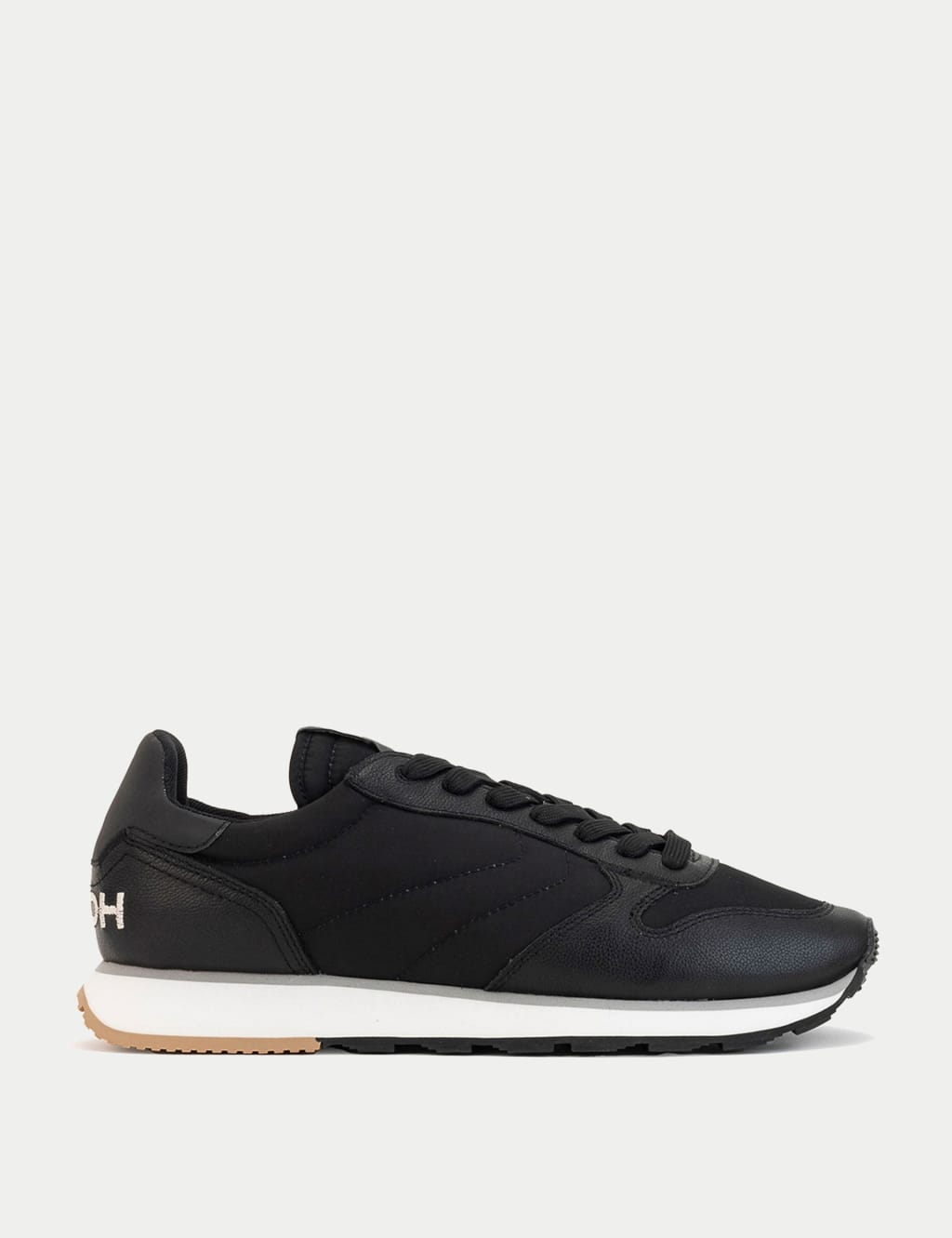Leather Lace Up Trainers