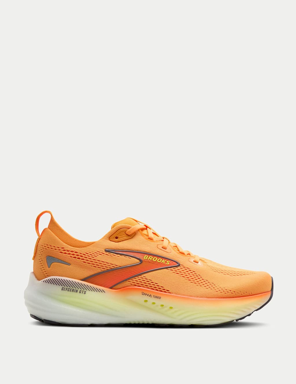 Brooks Glycerin GTS 22 Running Trainers Orange Mix
