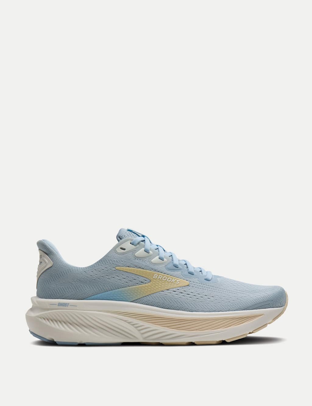 Brooks Women's Ghost 17 Running Trainers - 7½ - Light Blue Mix - Available at M&S