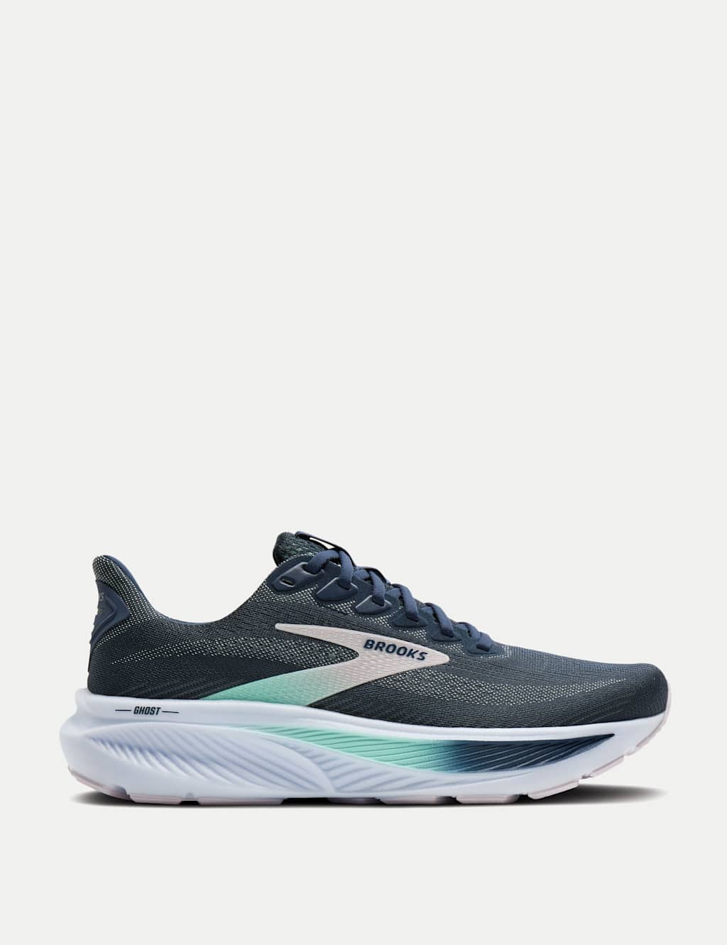 Brooks Women's Ghost 17 Running Trainers - 4 - Dark Navy Mix - Available at M&S