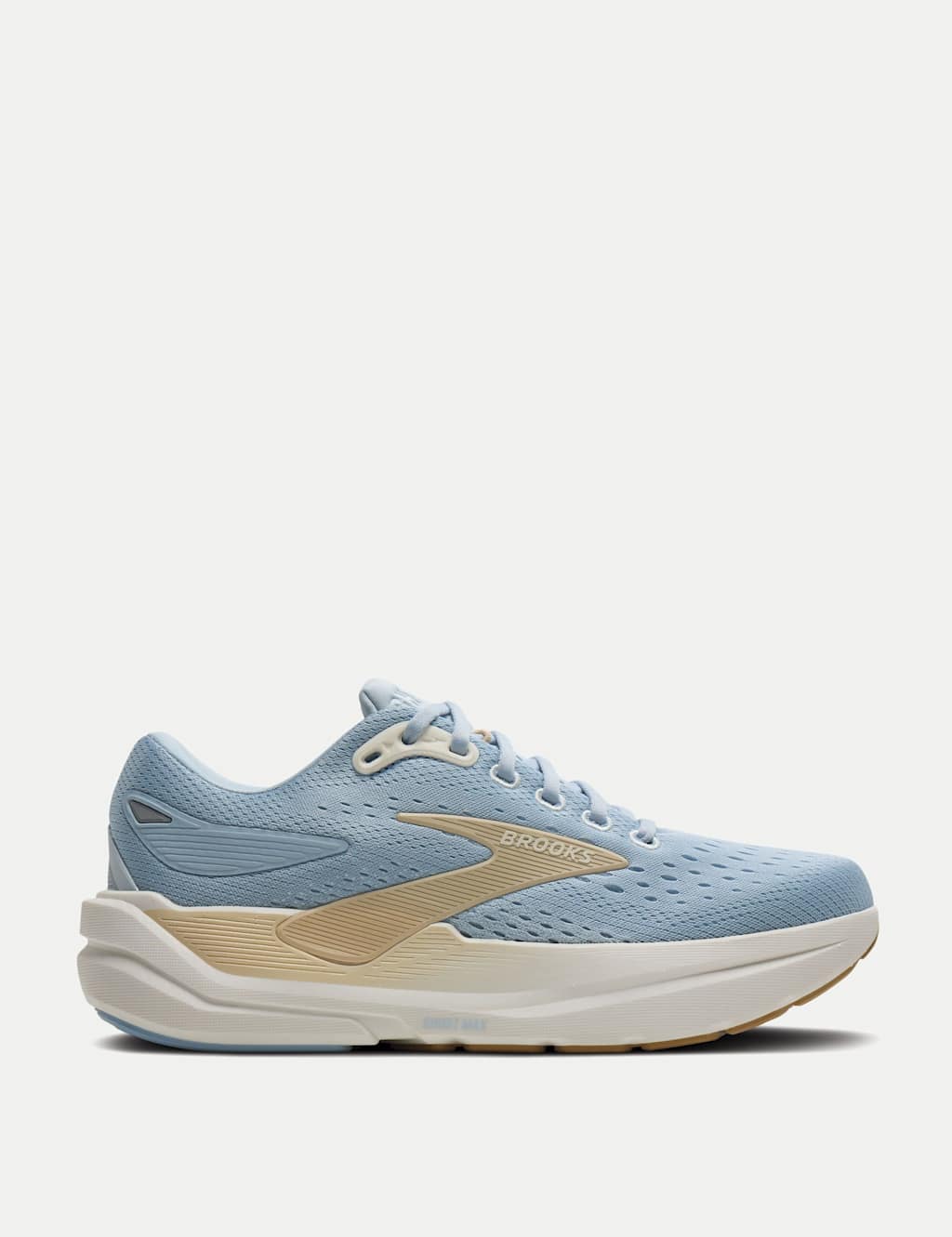 Brooks Women's Ghost Max 3 Running Trainers - 8 - Light Blue Mix - Available at M&S