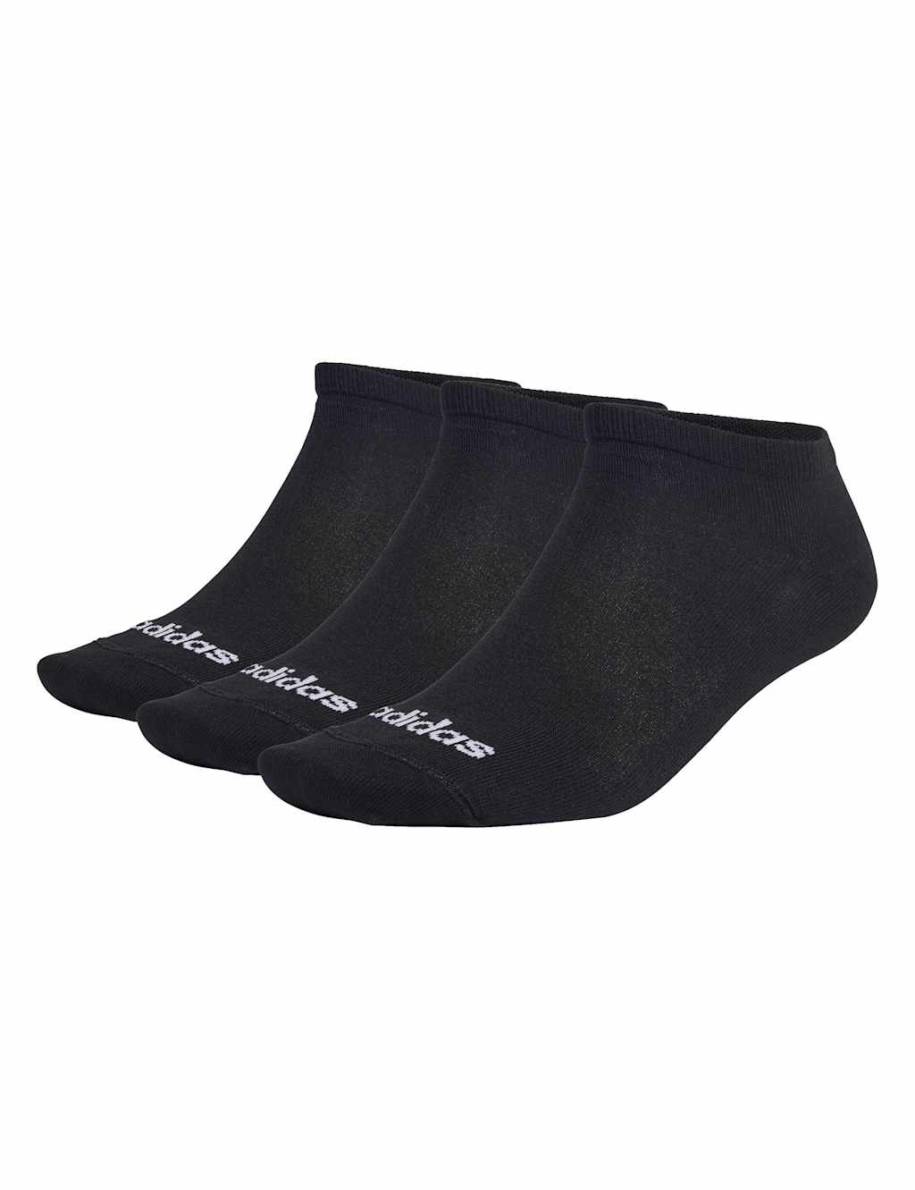 Adidas 3pk Cotton Rich Trainer Socks Black