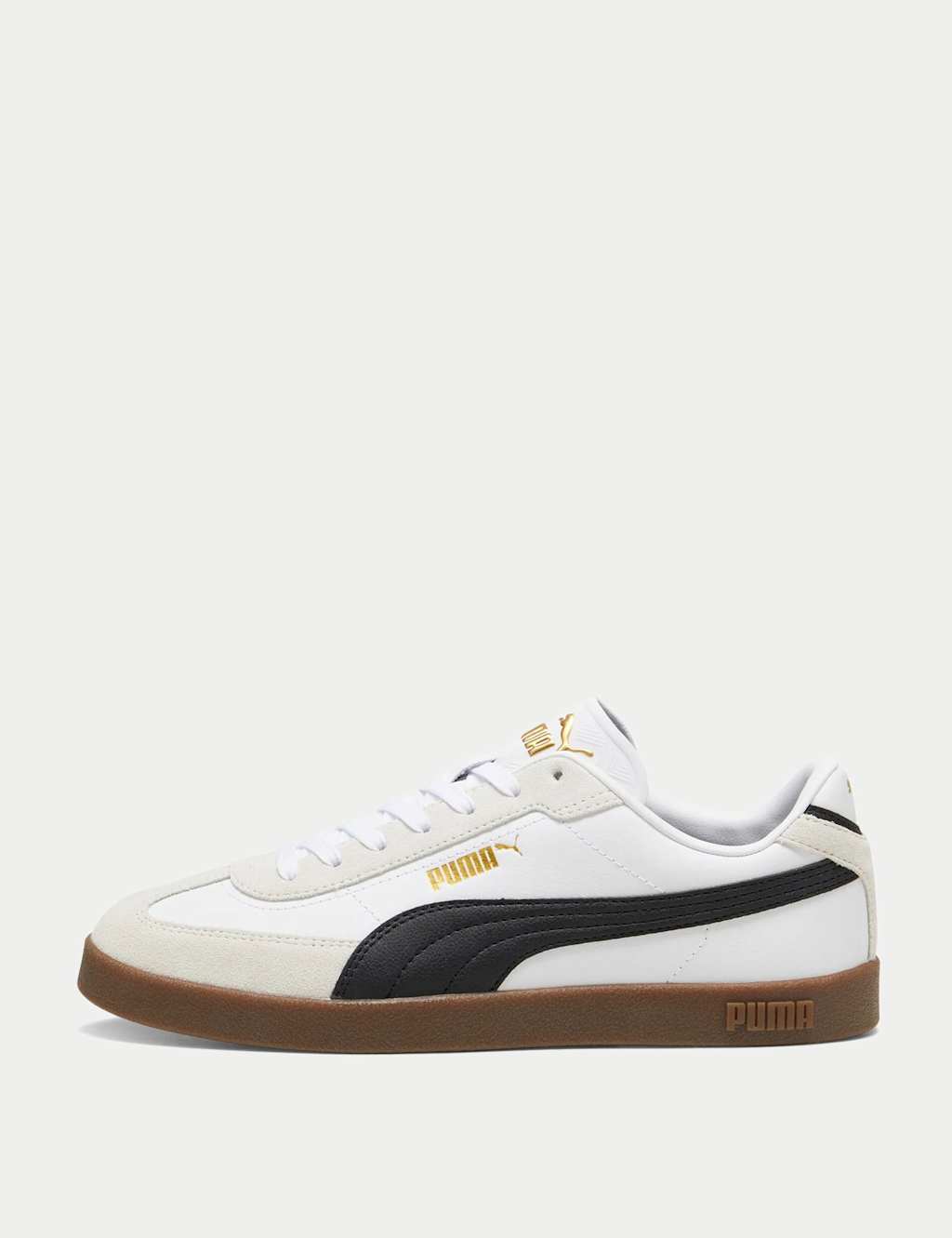 Puma Club II Era Leather Trainers White Mix