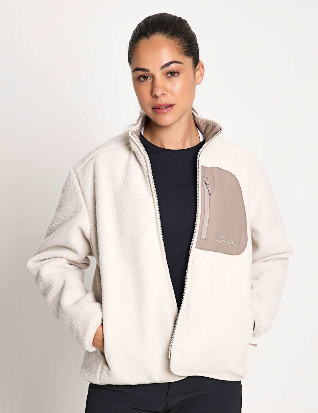 Berghaus Asperton Reversible Zip Up Jacket Stone