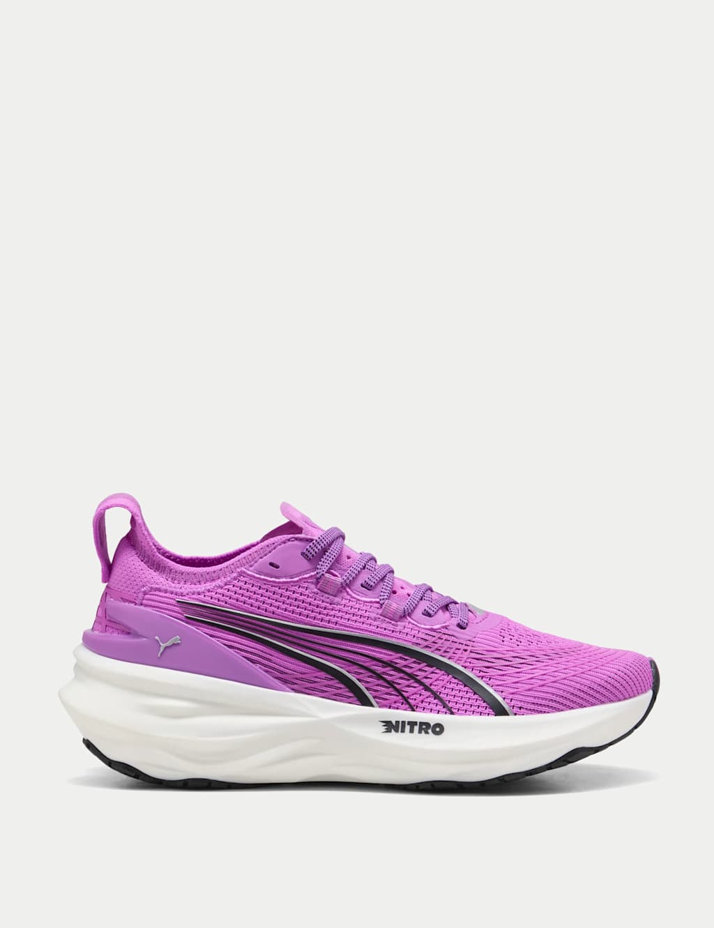 Puma Women's Foreverrun Nitro 2 Trainers - 6 - Pink Magenta, Light Blue Mix,Pink Magenta