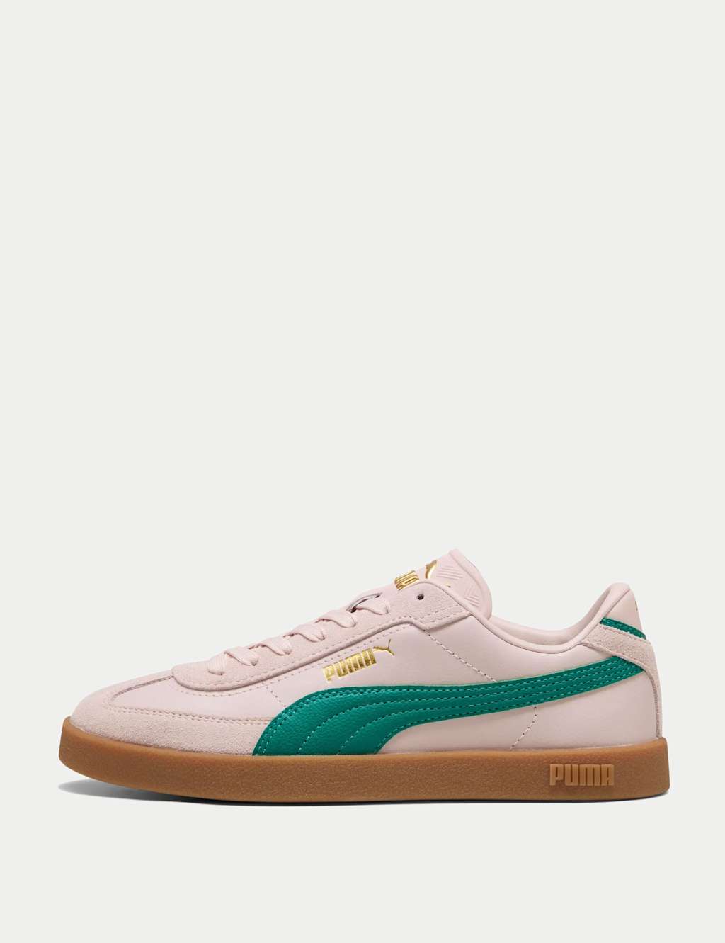Puma Club II Era Leather Trainers Pink