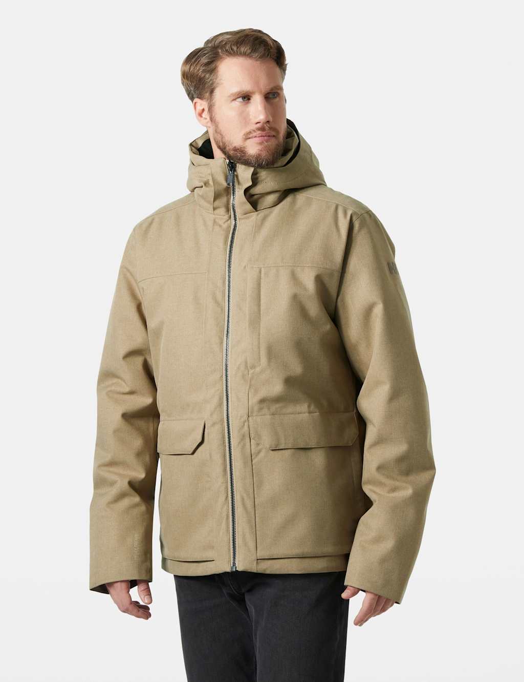 Helly Hansen Waterproof Parka Jacket Camel
