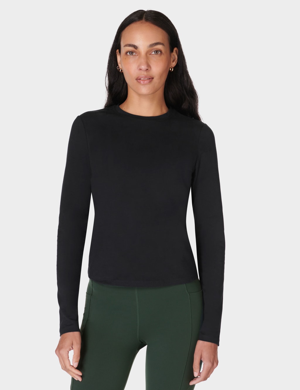 Essential Sculpt Cotton Rich Crew Neck Top