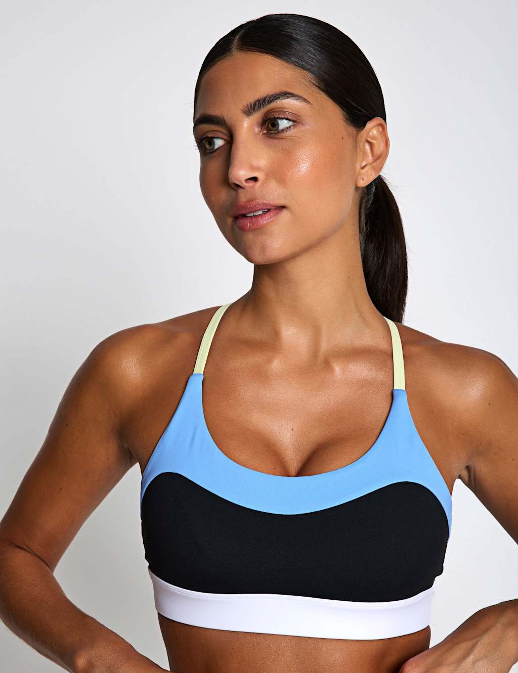 Lilybod Women's Limitless Medium Support Sports Bra - Black/Black