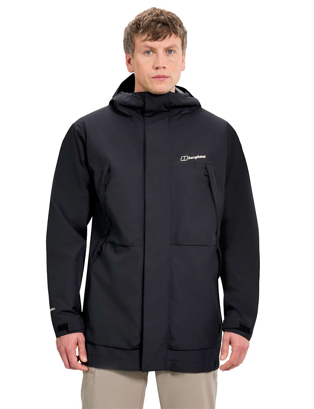 Berghaus Waterproof Hooded Parka Jacket Black