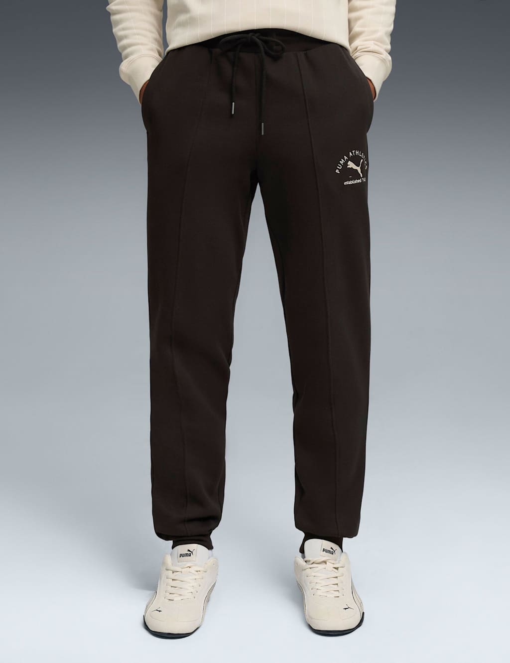 Puma Cotton Rich Joggers Black