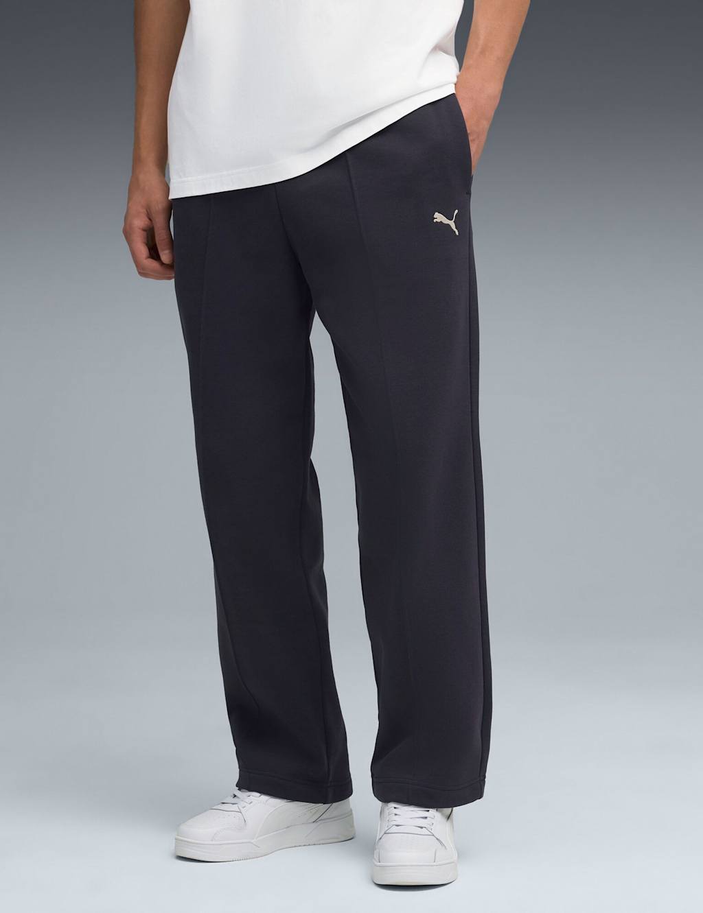 Puma Class Relaxed Pinnacle Cotton Rich Joggers Navy