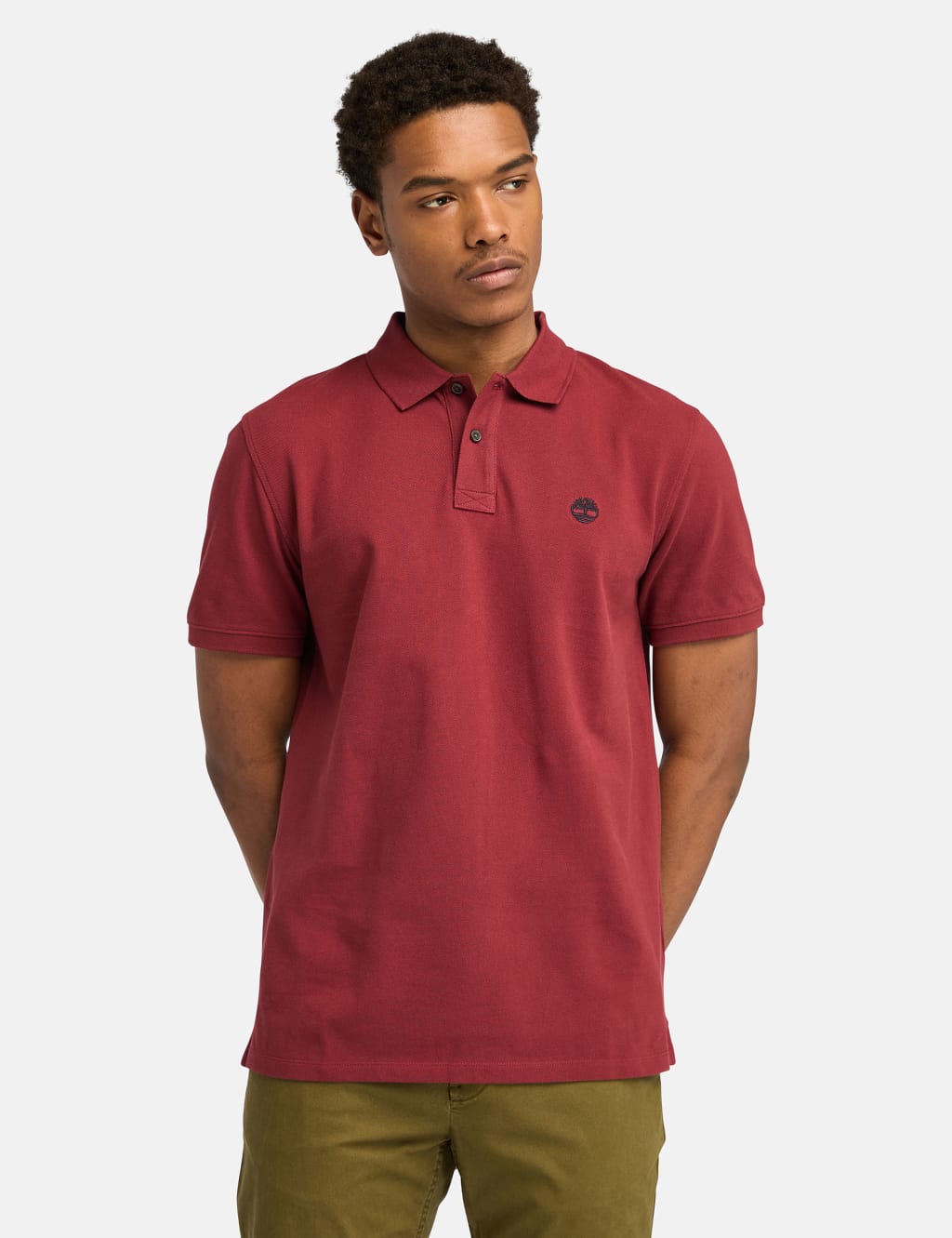 Pure Cotton Pique Polo Shirt