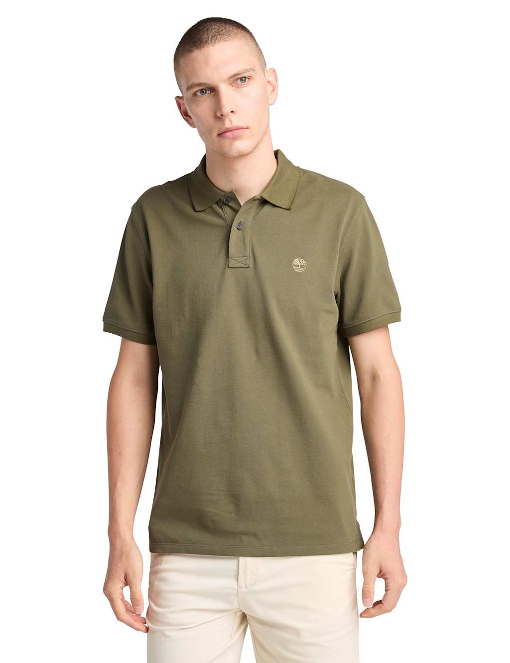 Pure Cotton Pique Polo Shirt