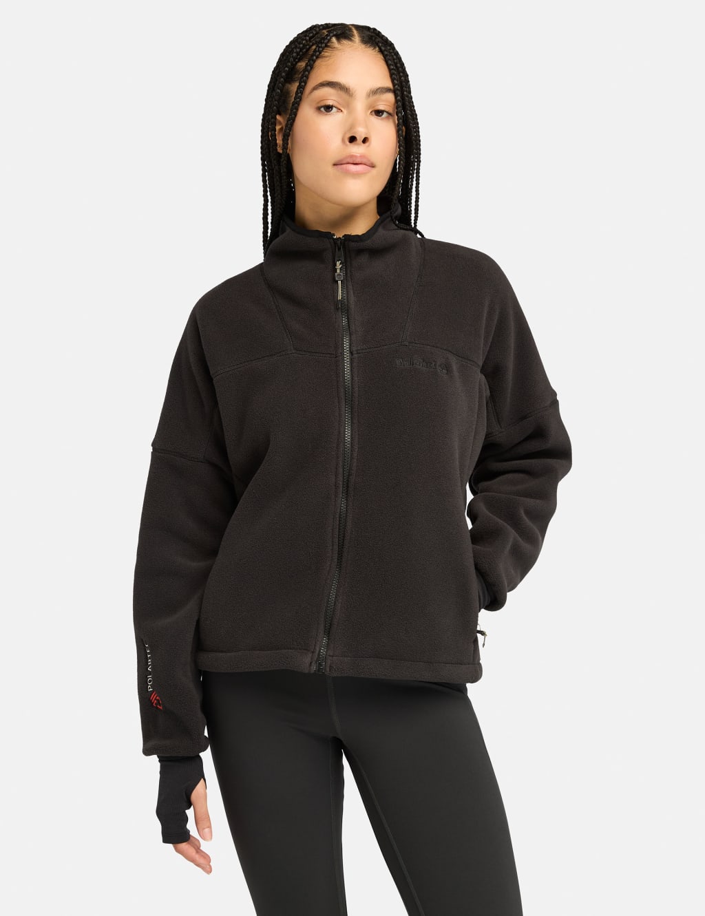Funnel Neck Fleece Jacket