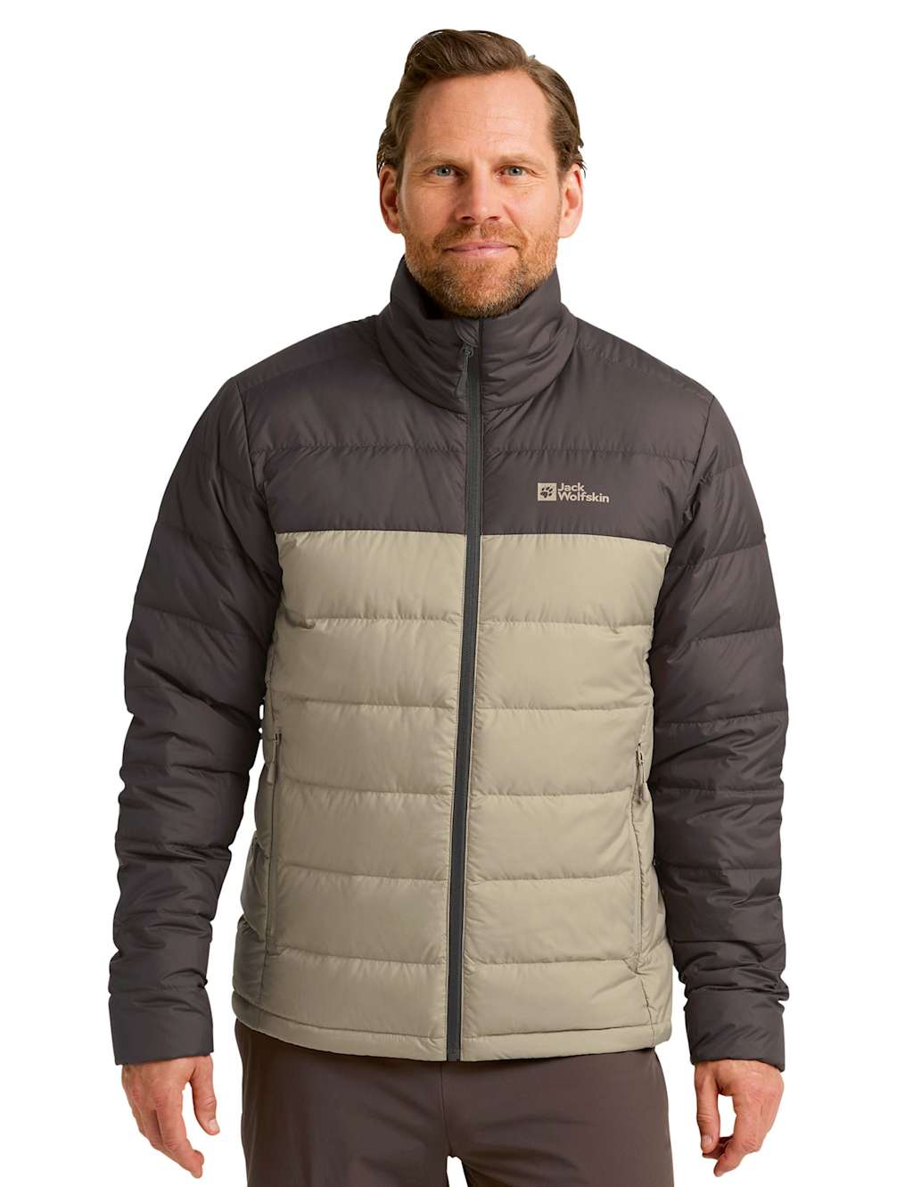 Jack Wolfskin Ather Down M Rds Puffer Jacket Beige Mix