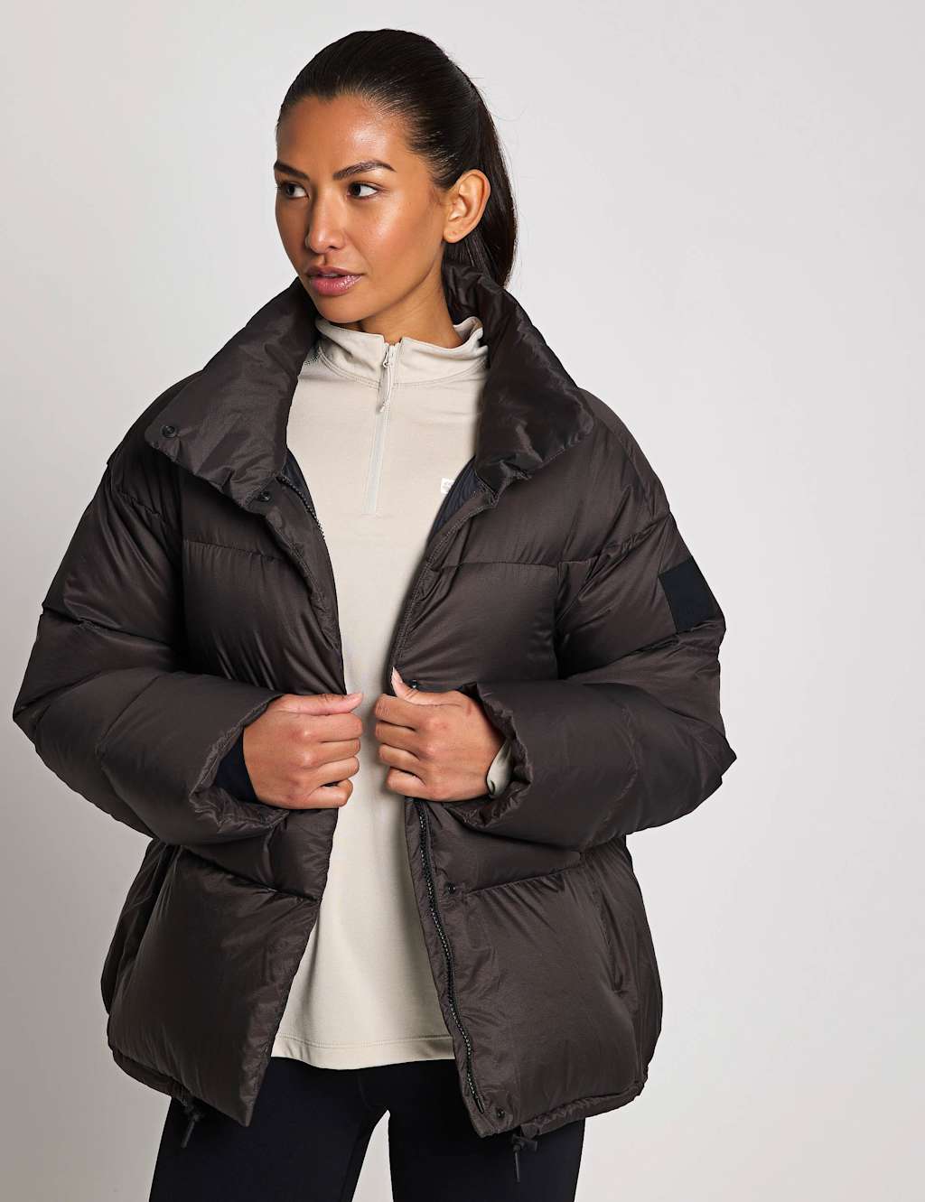 Jack Wolfskin Icy Hill Puffer Jacket Brown