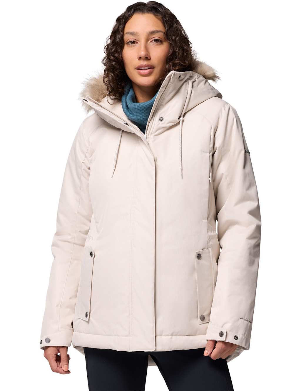 Columbia Suttle Mountain II Waterproof Parka Coat Stone