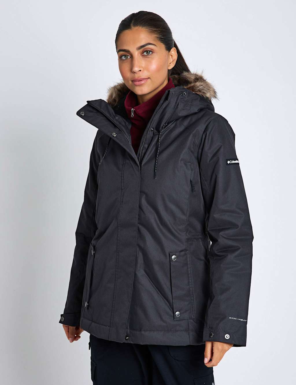 Columbia Suttle Mountain II Waterproof Parka Coat Black