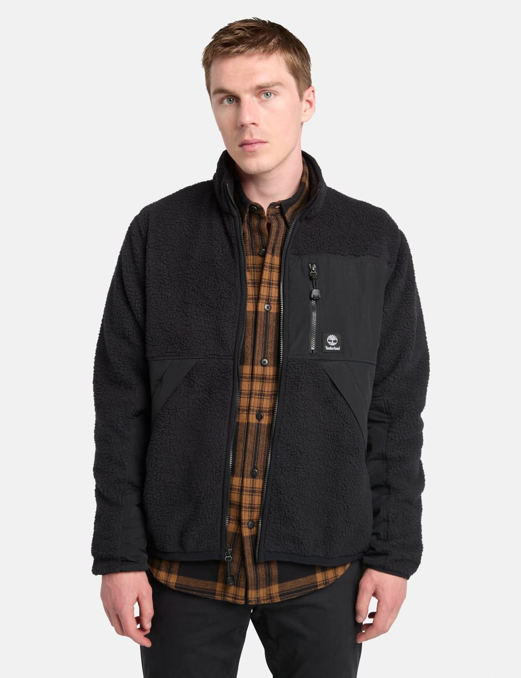 Zip Up Funnel Neck Fleece