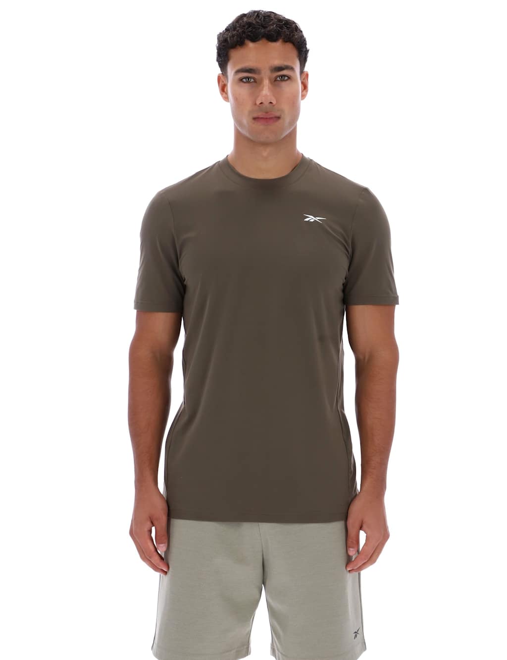 Reebok ID Train Stretch Tech T-Shirt Olive
