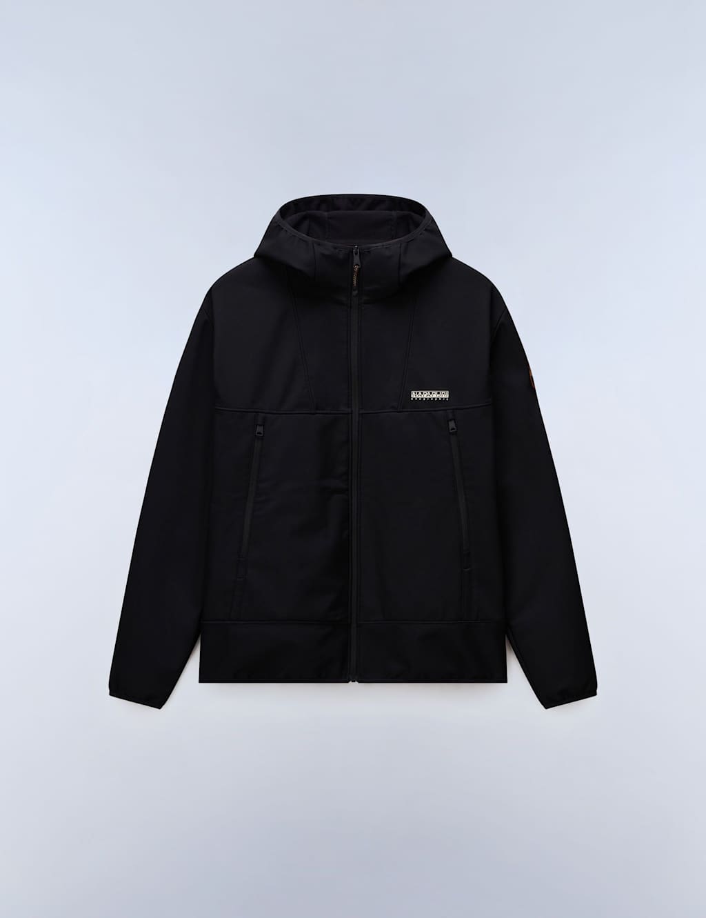 Napapijri Biois Hooded Funnel Neck Sports Jacket Black
