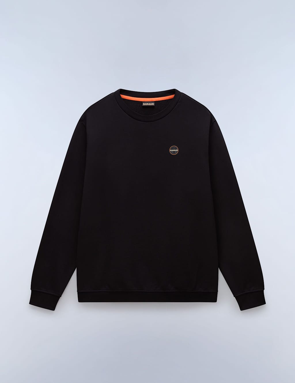 Napapijri Badge Pure Cotton Sweatshirt Black