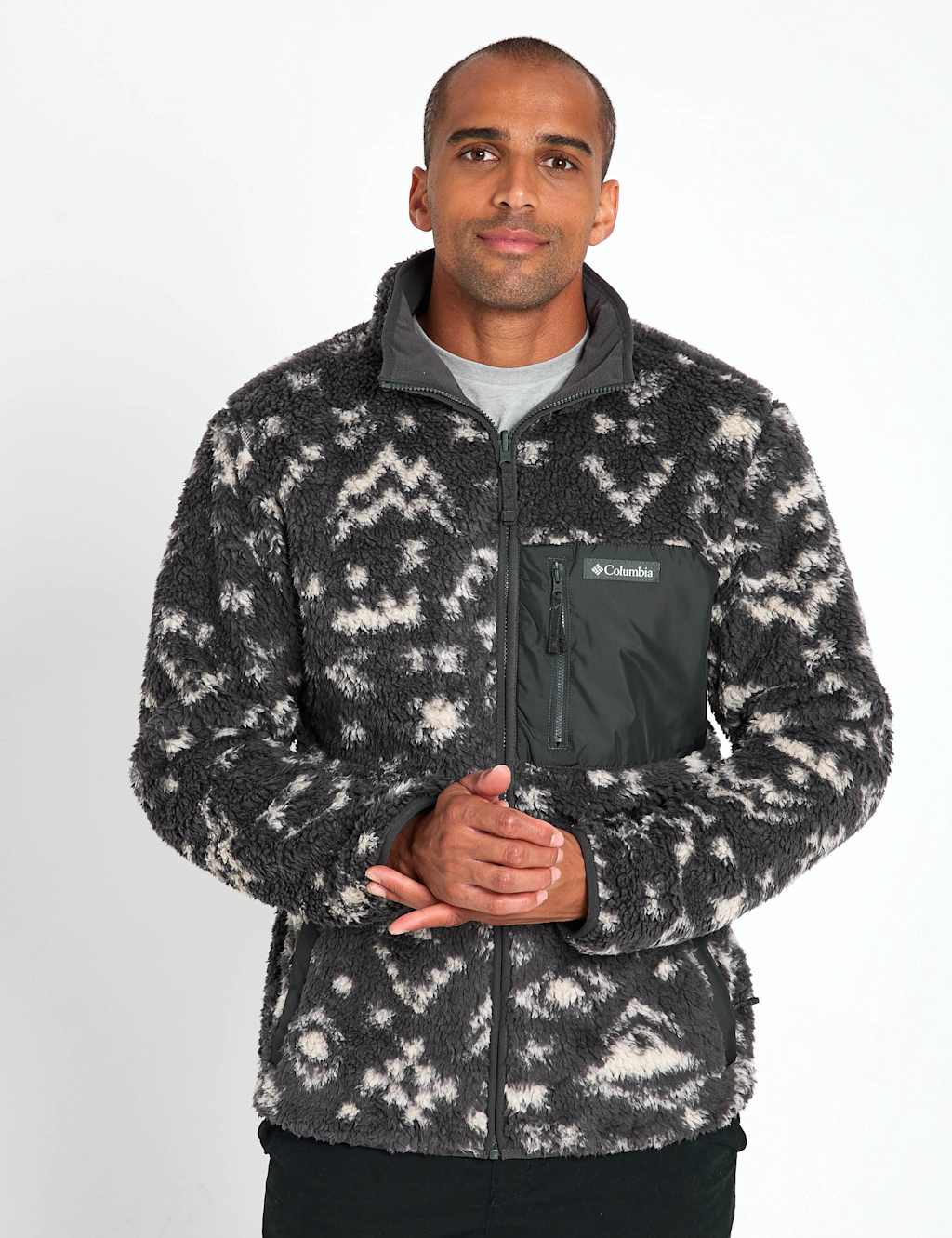 Columbia Winter Pass Reversible Fleece Jacket Black Mix