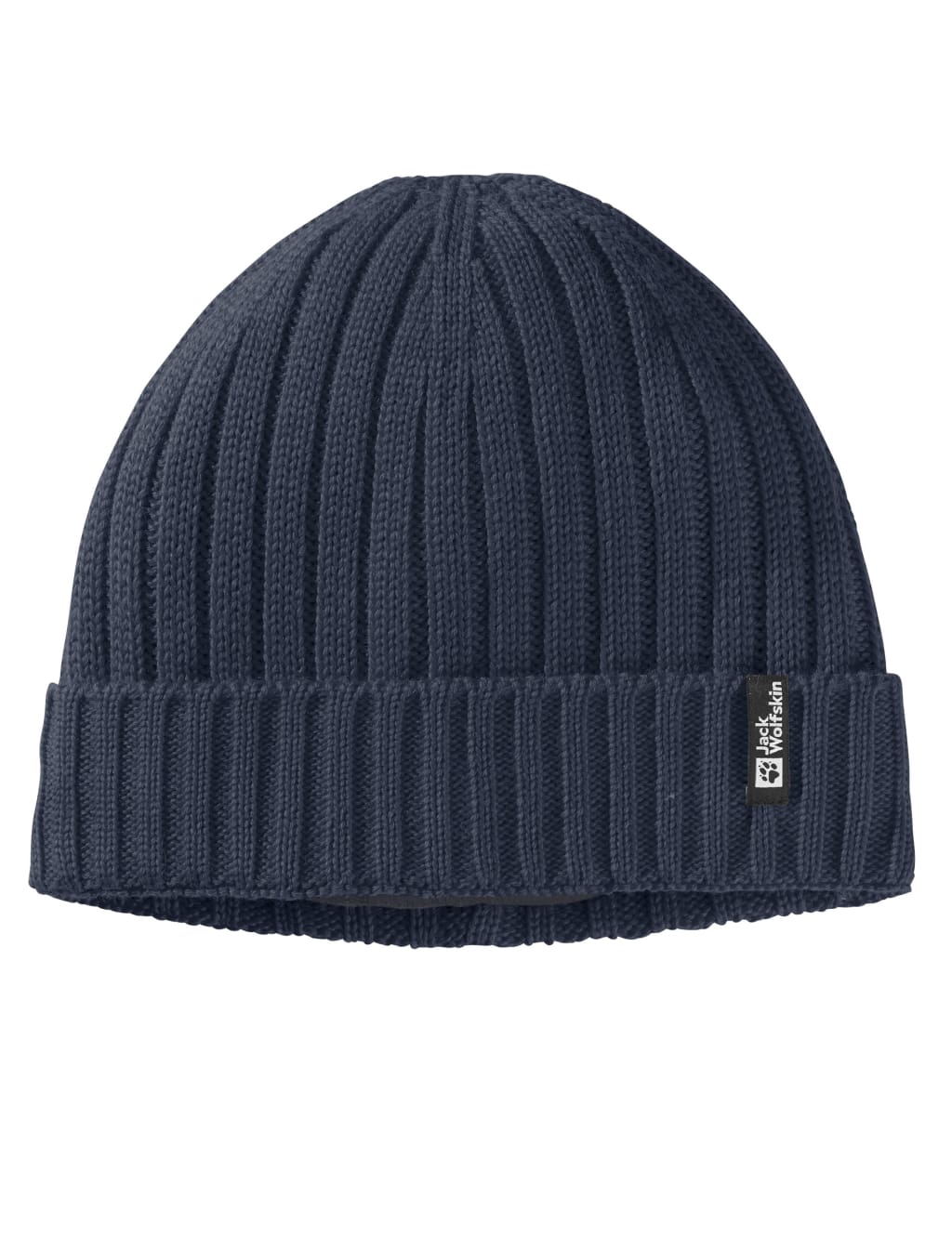 Wool Blend Ribbed Beanie Hat