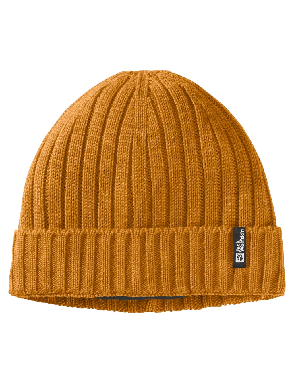 Wool Blend Ribbed Beanie Hat