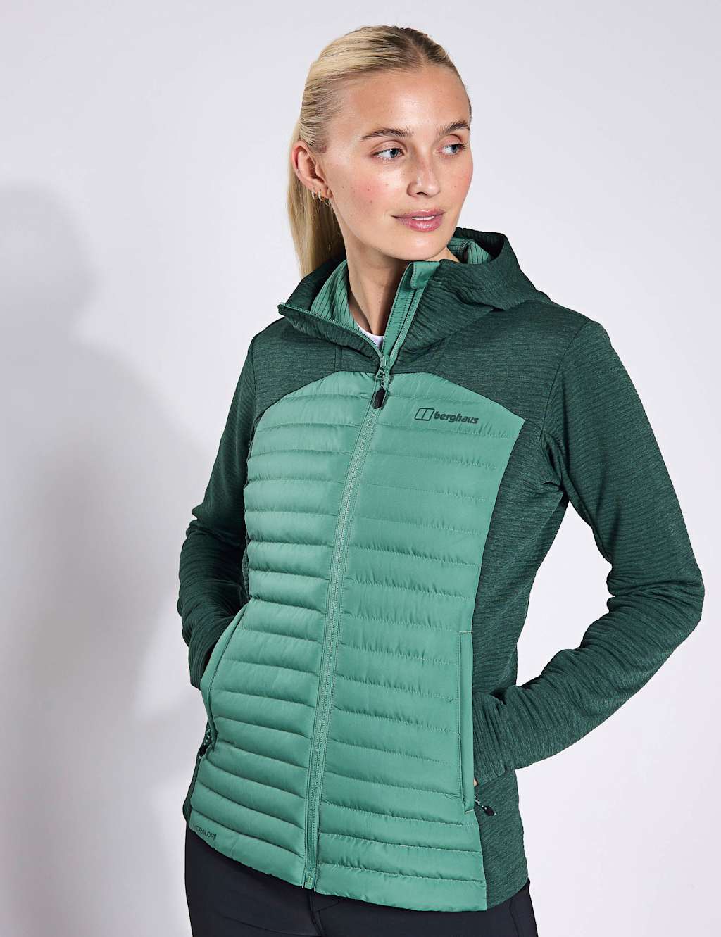 Nula Hybrid Padded Hooded Sports Jacket