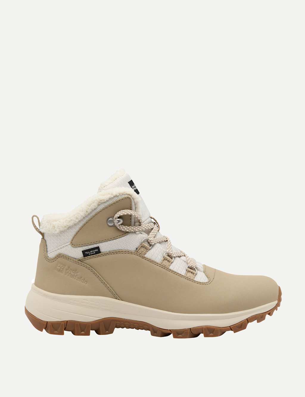 Jack Wolfskin Everquest Texapore Leather Hiker Boots Beige