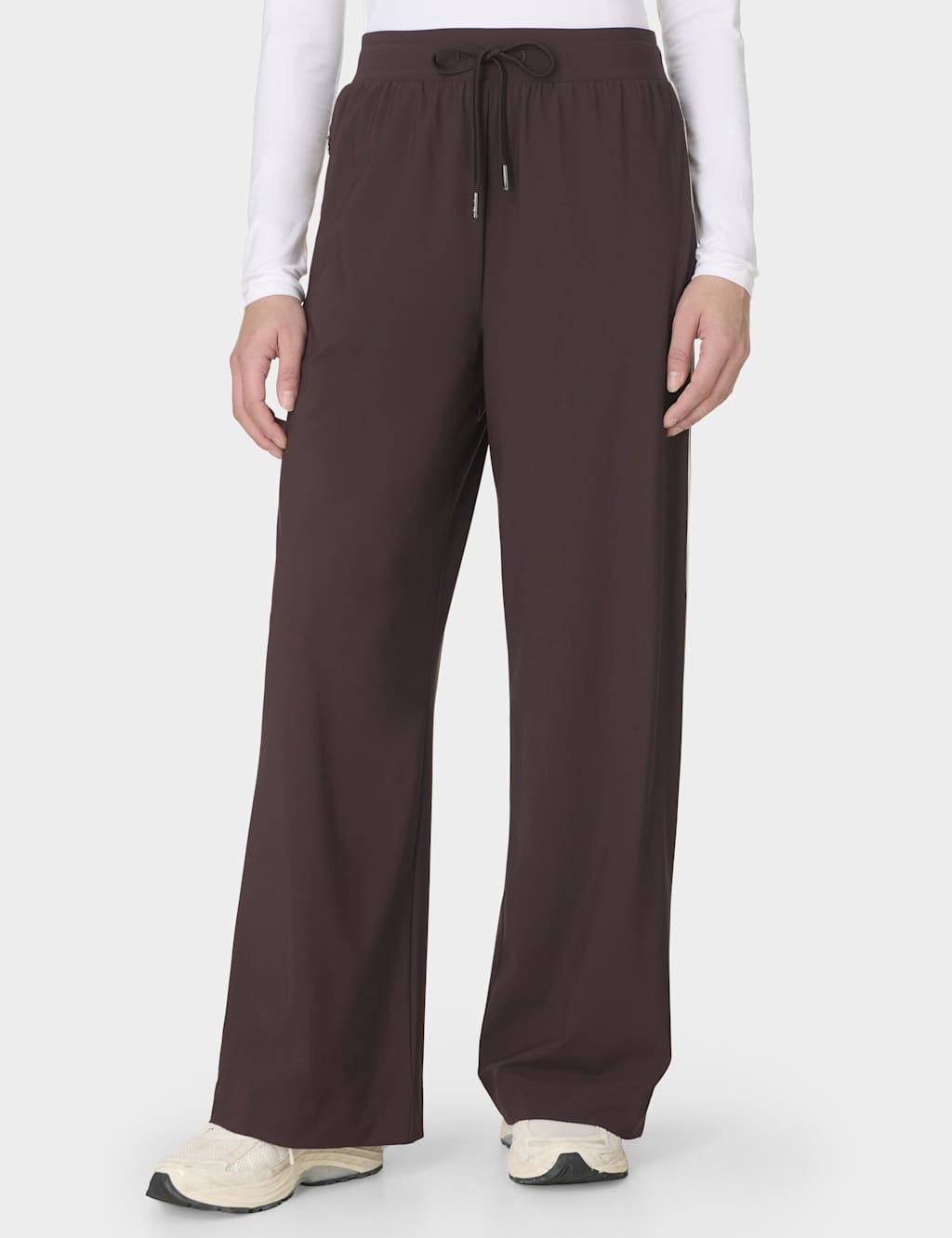 Sweaty Betty Explorer Wide Leg Trousers Brown