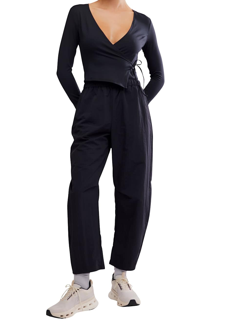 FP Movement Long Sleeve Jumpsuit Black