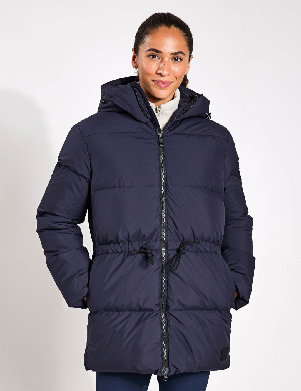 Kirschallee Waisted Hooded Puffer Jacket