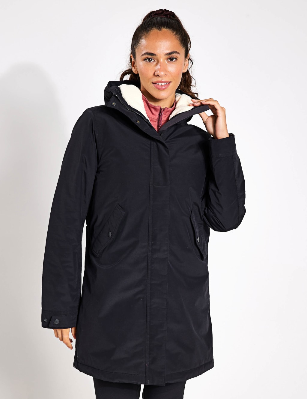Talforst Cotton Blend Waterproof Parka Coat