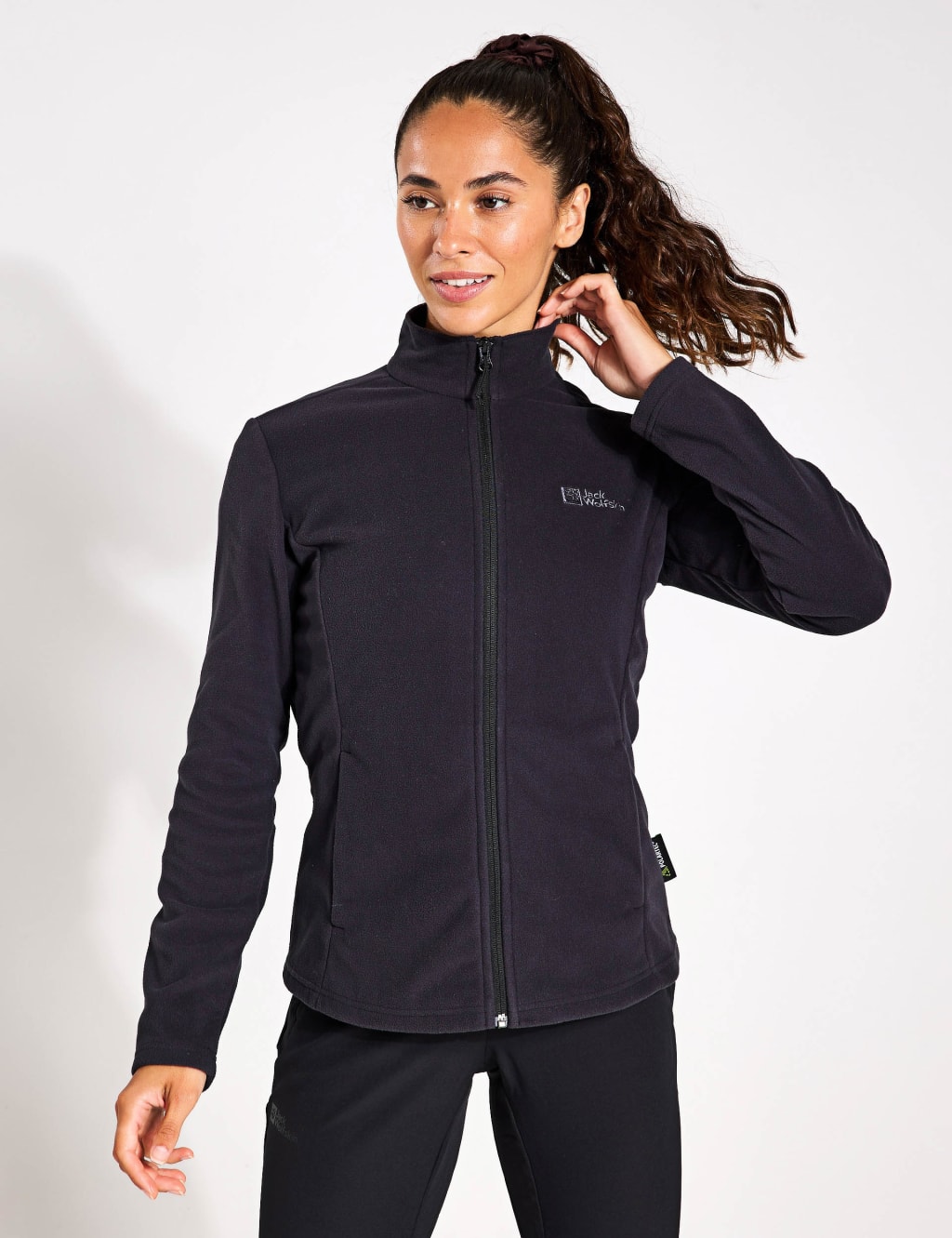 Taunus Funnel Neck Zip Up Fleece Jacket