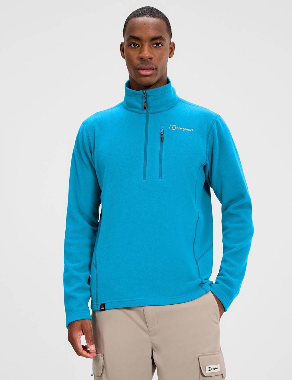 Berghaus Prism Half Zip Fleece Jacket Bright Blue