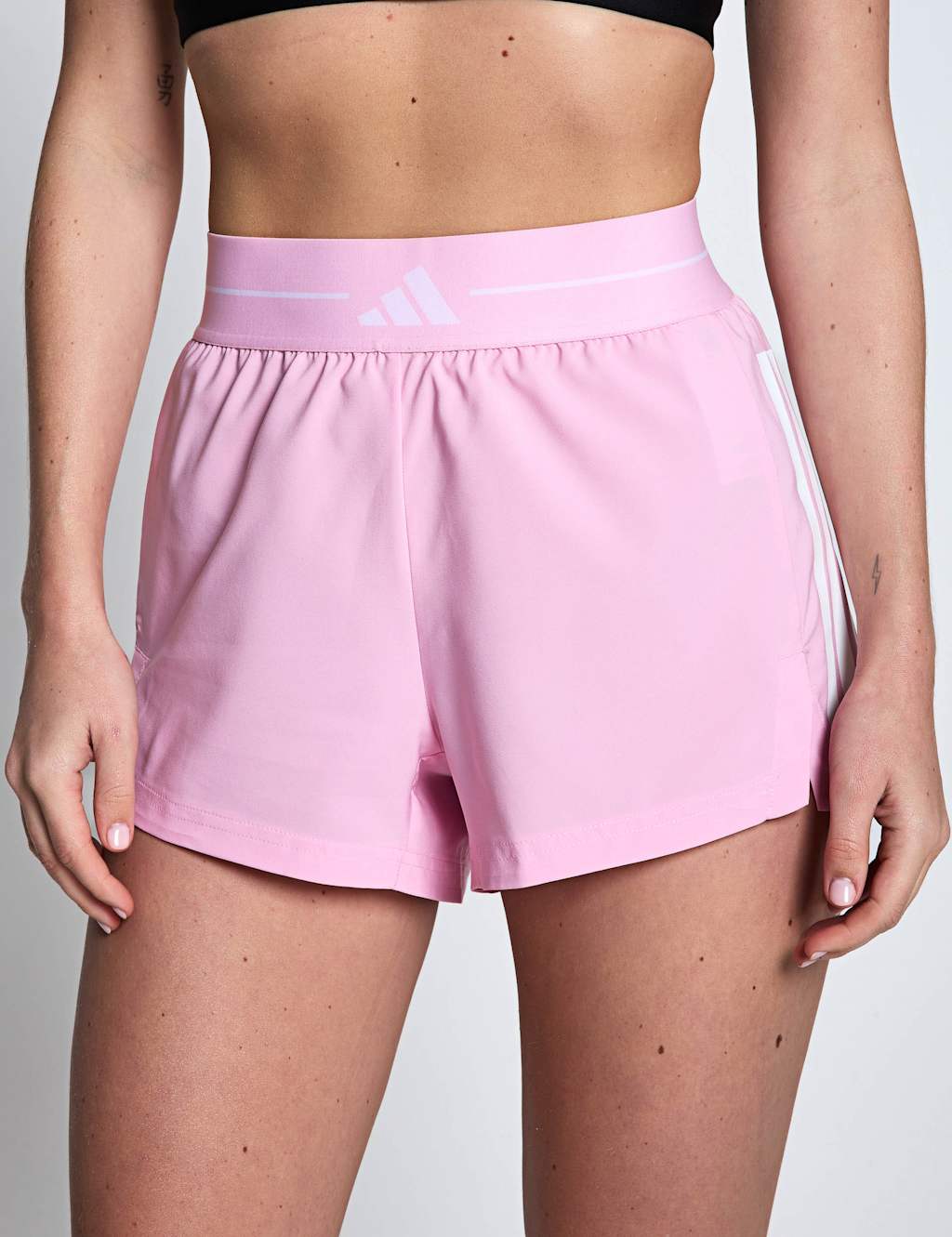 Adidas Women's Hyperglam Woven Shorts - Small - Light Pink