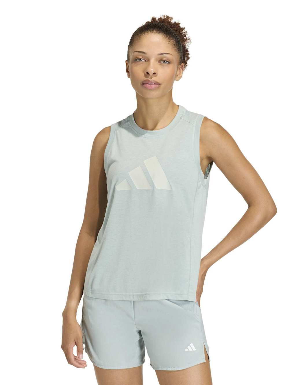 Adidas Women's Big Performance Training Vest Top - Large - Light Teal