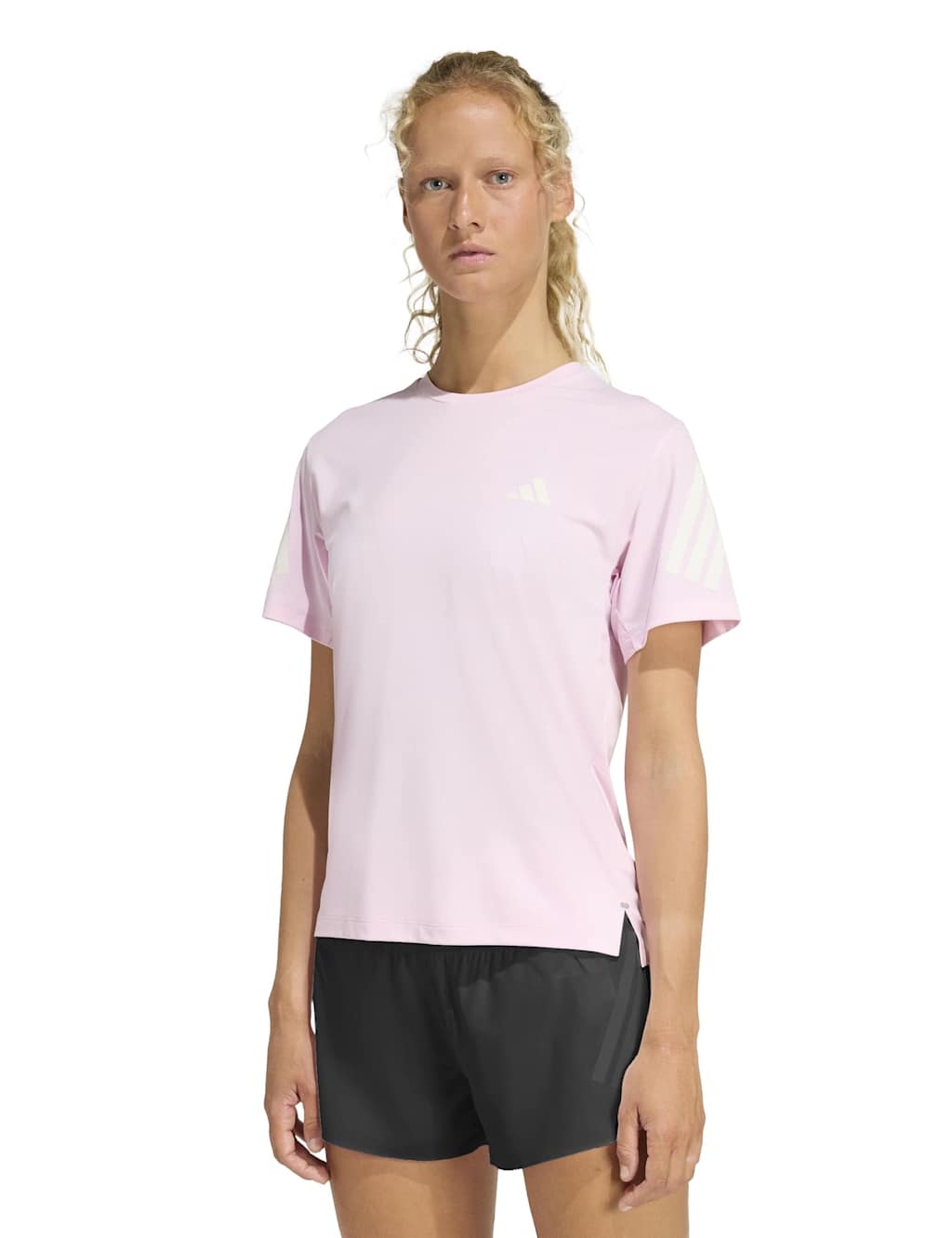 Adidas Women's Climacool T-Shirt - Small - Light Pink