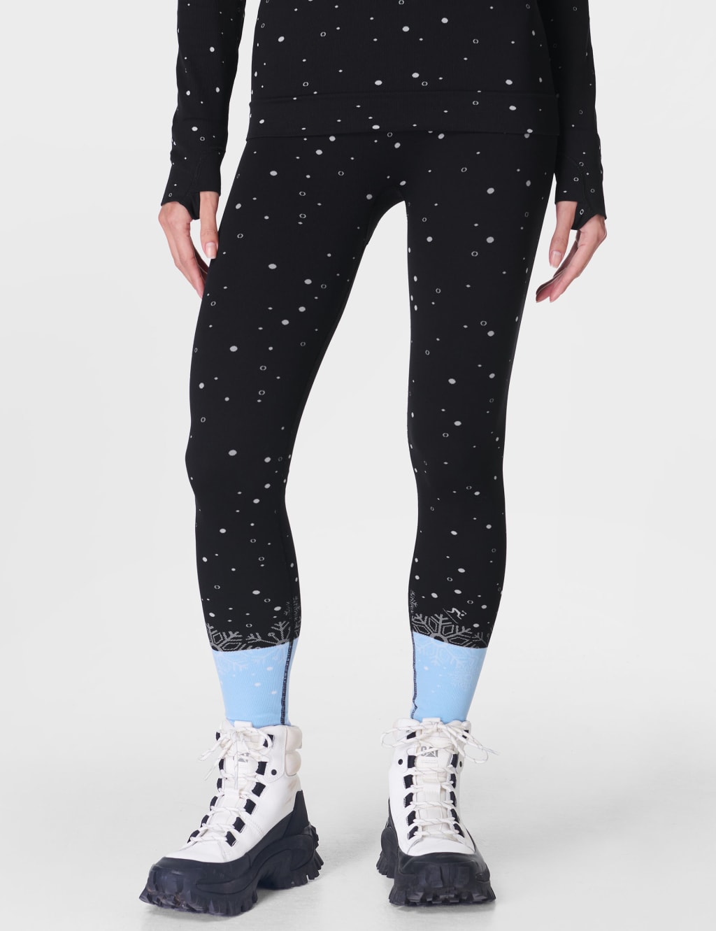 Snowflake High Waisted Leggings