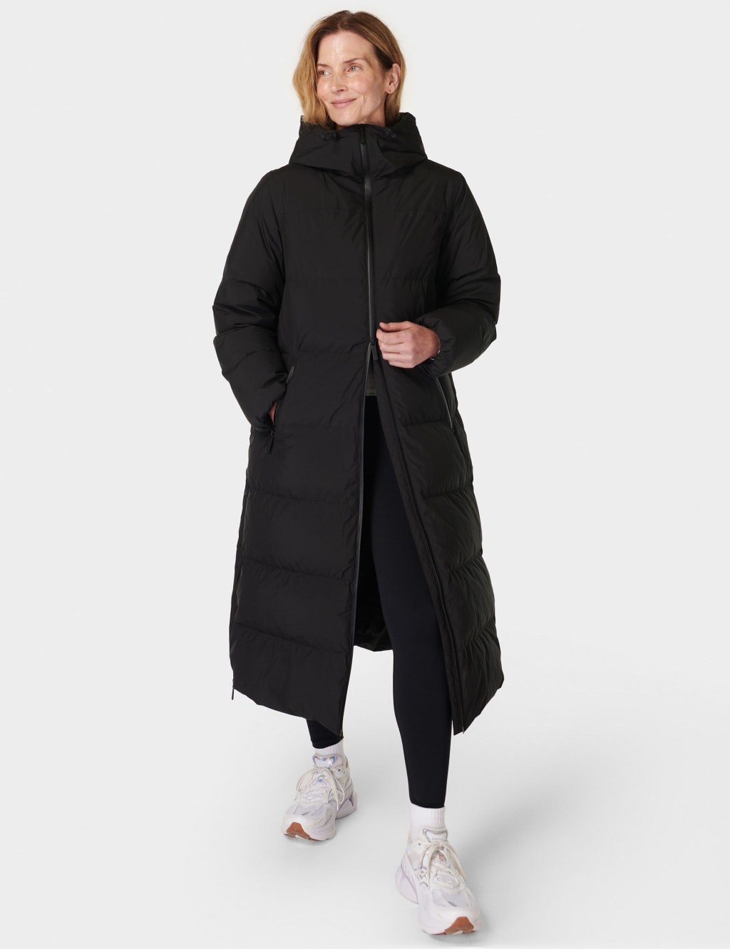Nimbus Quilted Hooded Longline Puffer Jacket
