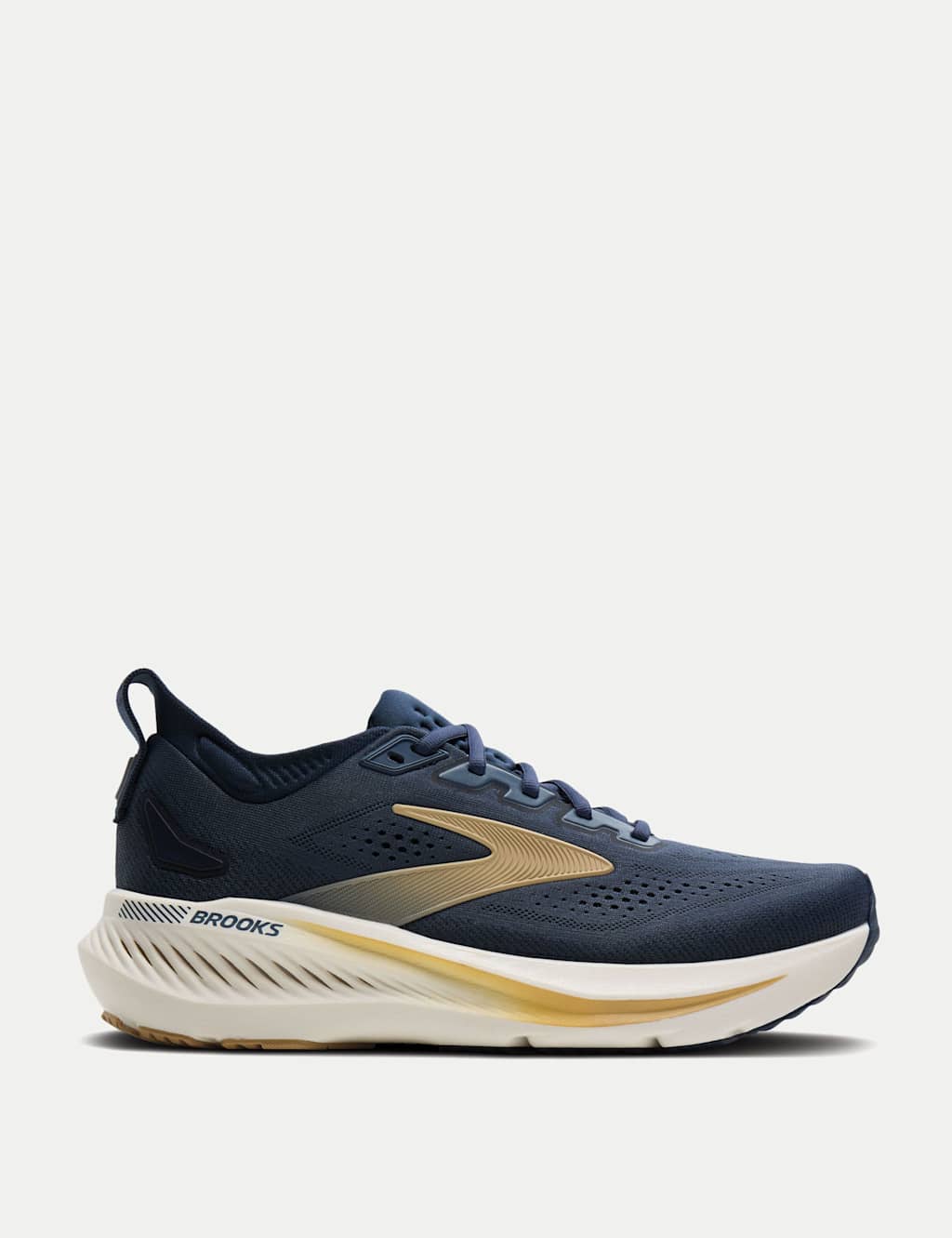 Brooks Men's Glycerin GTS 23 Running Trainers - 11 - Dark Navy - Available at M&S