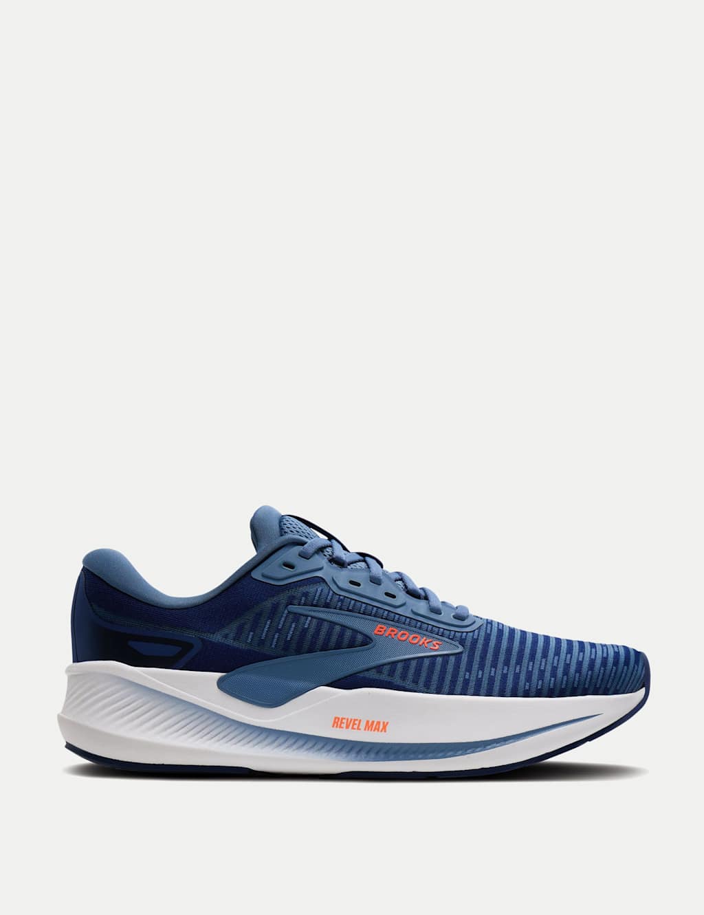 Brooks Men's Revel Max Running Trainers - 10½ - Navy Mix - Available at M&S